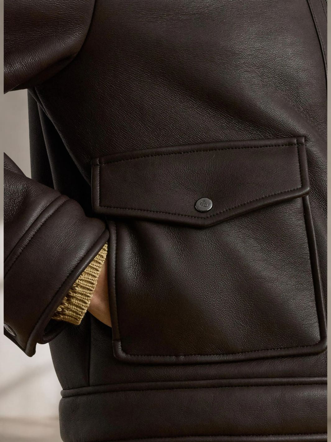 Shearling Leather Jacket