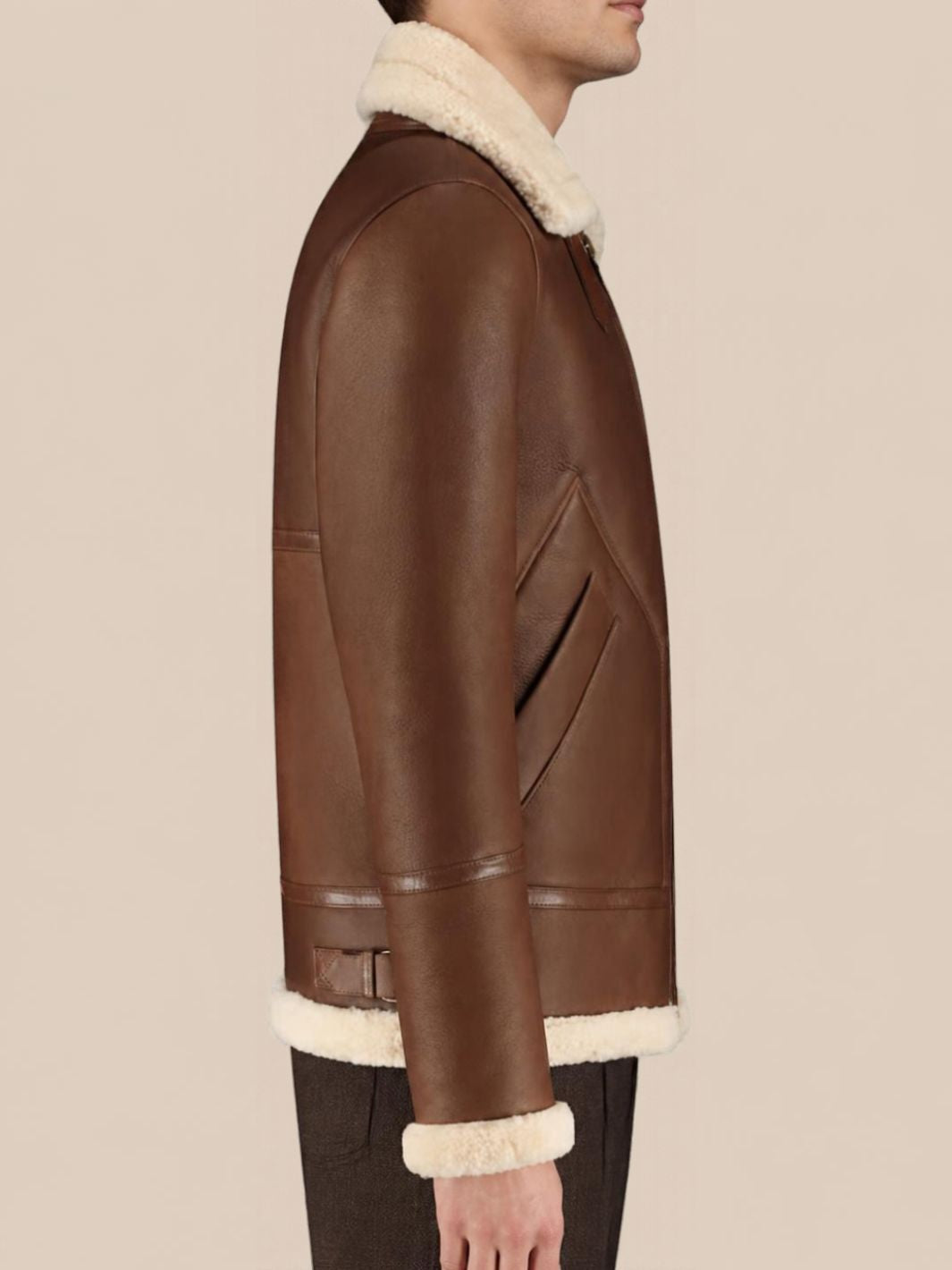 Shearling Leather Jacket