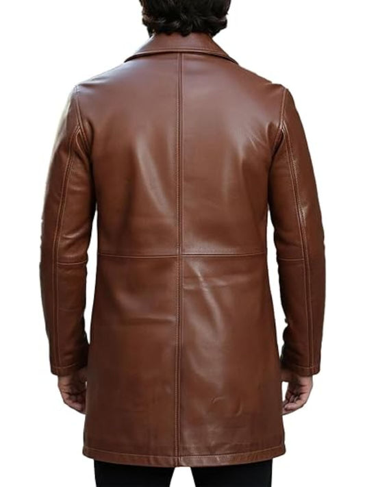 Leather Car Coat – 3/4 Length