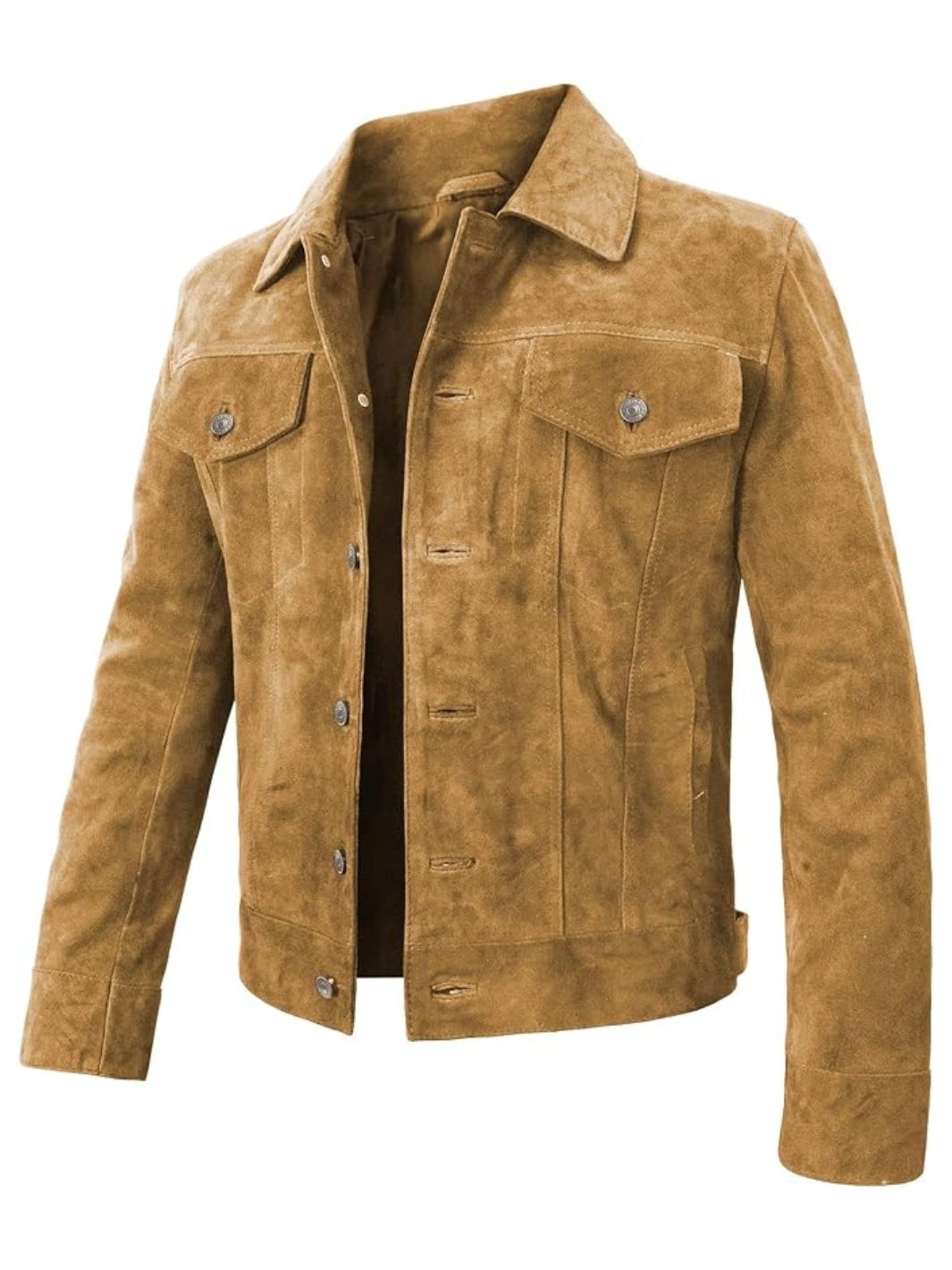 Trucker Suede Leather Jacket