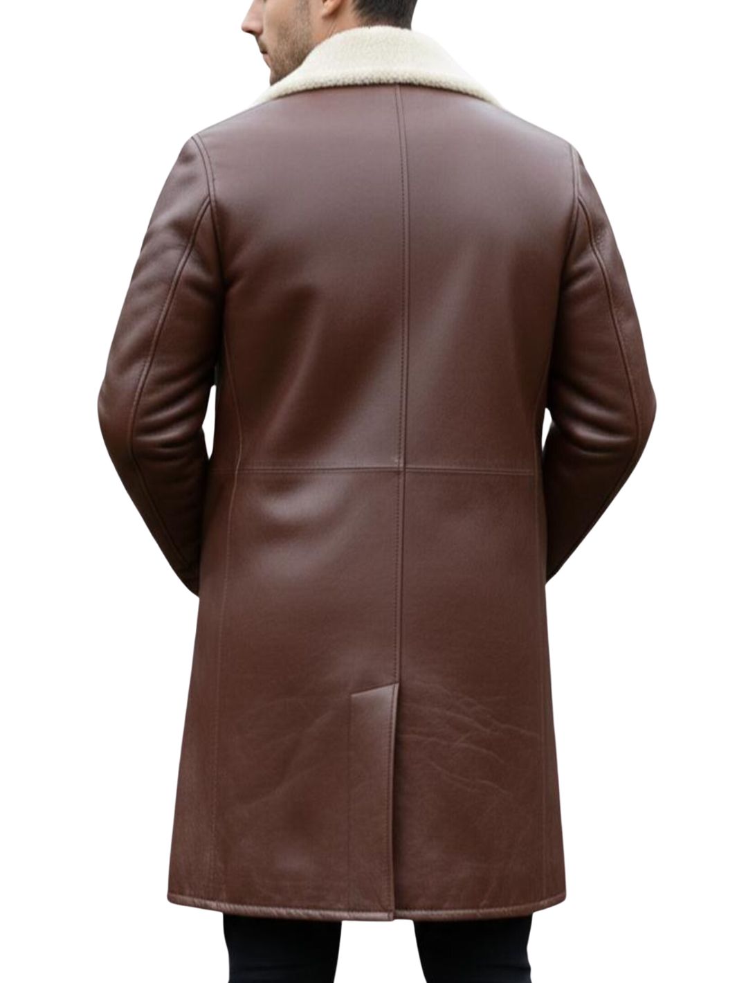 Leather Shearling Coat