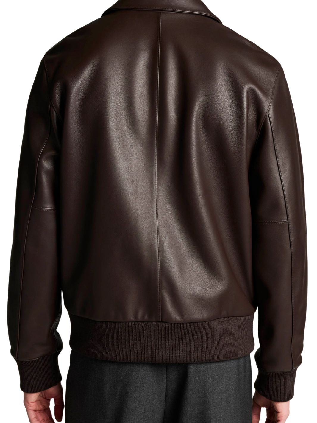 Aviator Leather Jacket (Plain Leather)