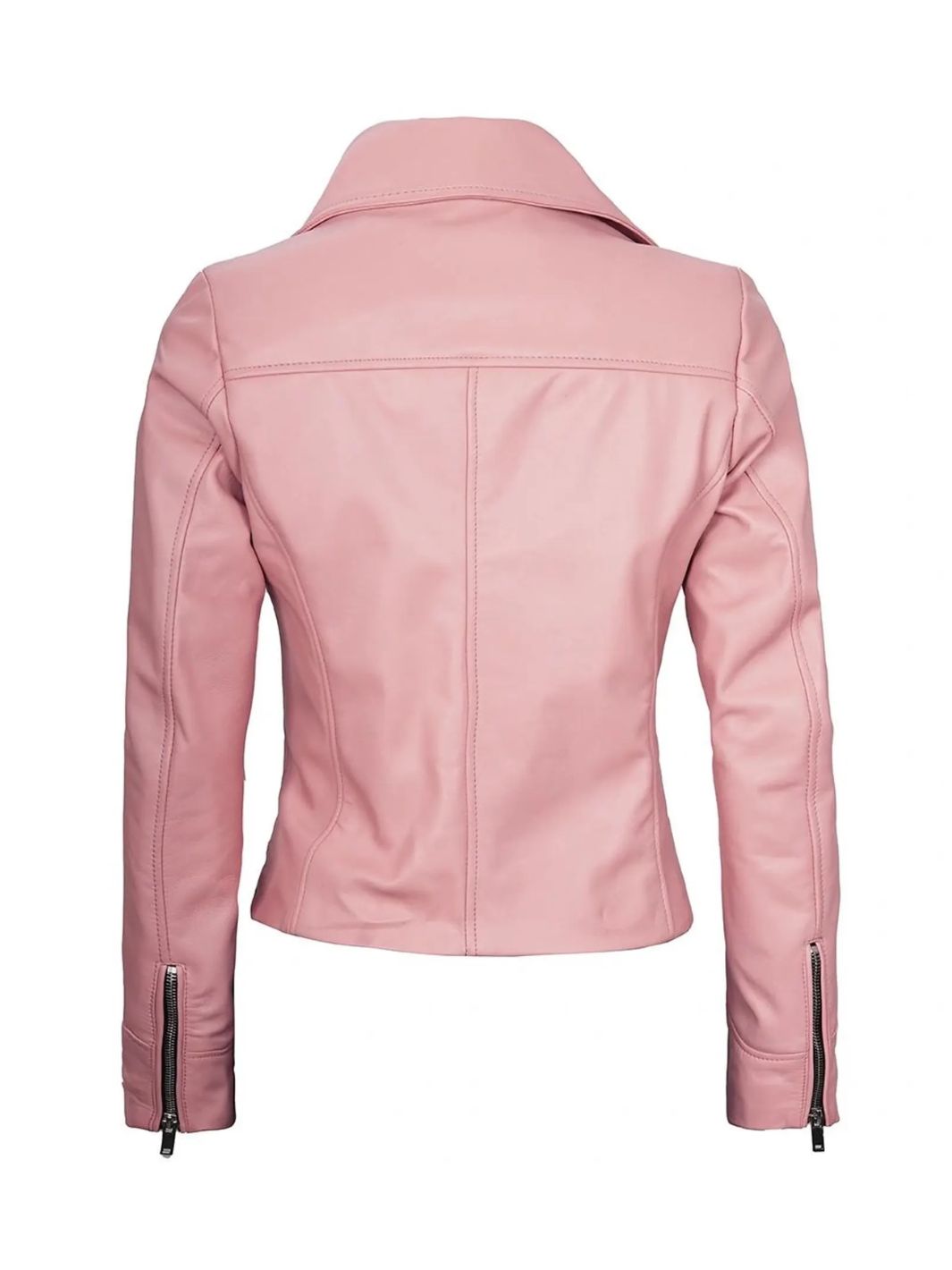 Asymmetrical Biker Leather Jacket
